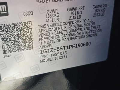 2023 Chevrolet Malibu LT 2LT
