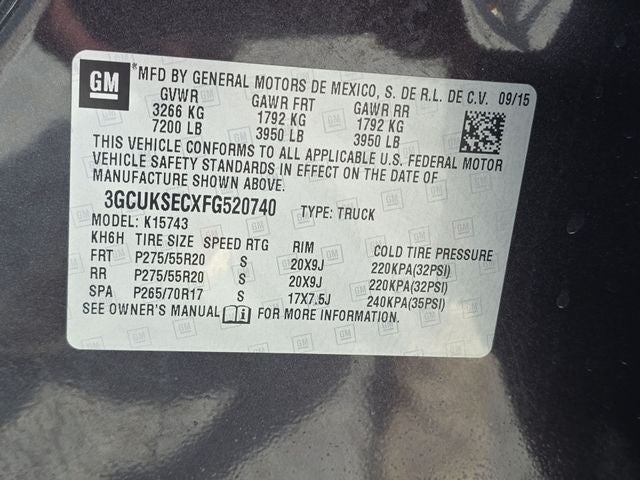 2015 Chevrolet Silverado 1500 LTZ 1LZ