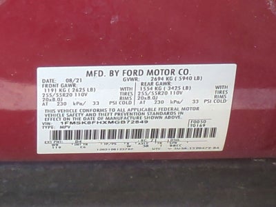 2021 Ford Explorer Limited