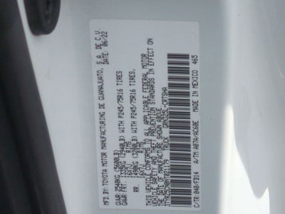 2022 Toyota Tacoma 2WD SR