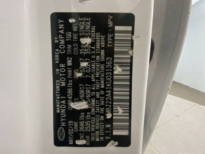 2019 Hyundai Tucson SE