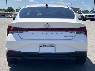2023 Hyundai Elantra Hybrid Blue