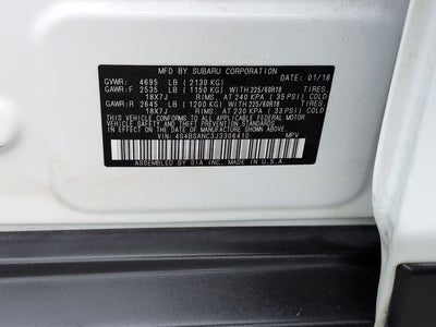 2018 Subaru Outback 2.5i Limited