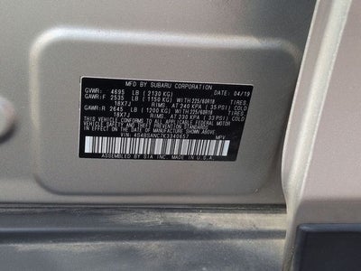 2019 Subaru Outback 2.5i Limited