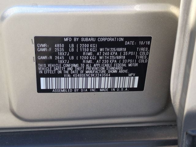 2019 Subaru Outback 3.6R Limited