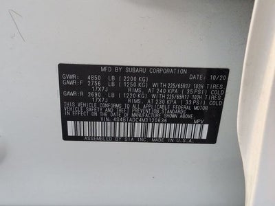 2021 Subaru Outback Premium