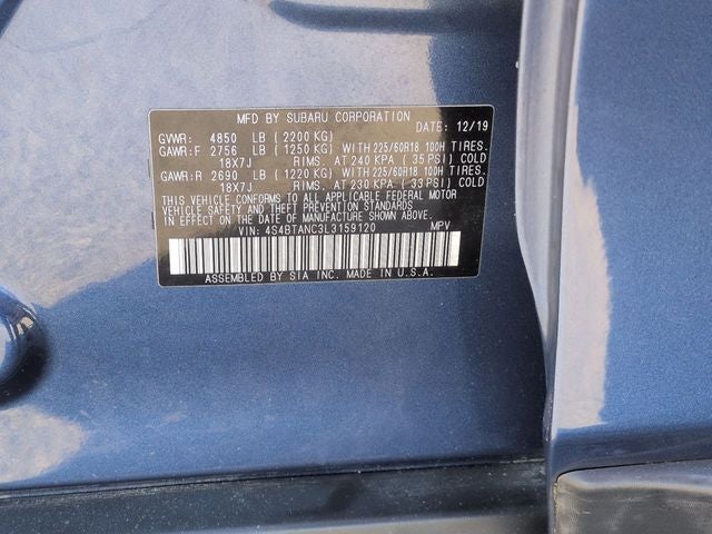 2020 Subaru Outback Limited