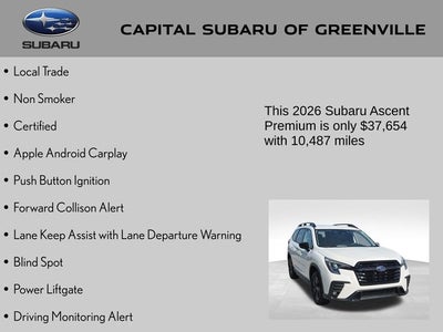2026 Subaru Ascent Premium