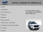 2022 Subaru Ascent Onyx Edition