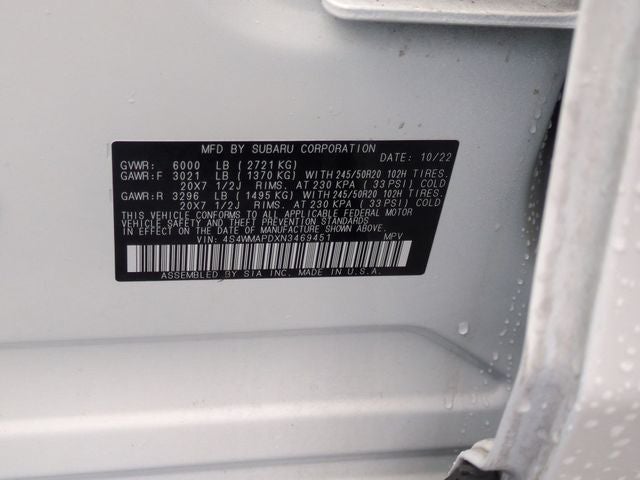 2022 Subaru Ascent Limited