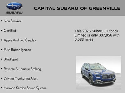 2026 Subaru Outback Limited
