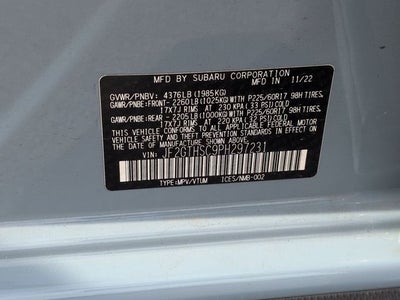 2023 Subaru Crosstrek Sport