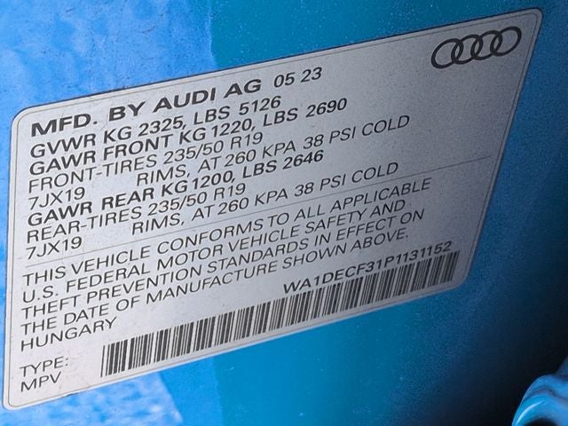 2023 Audi Q3 Premium S Line quattro