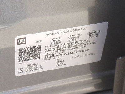 2021 Chevrolet Traverse RS