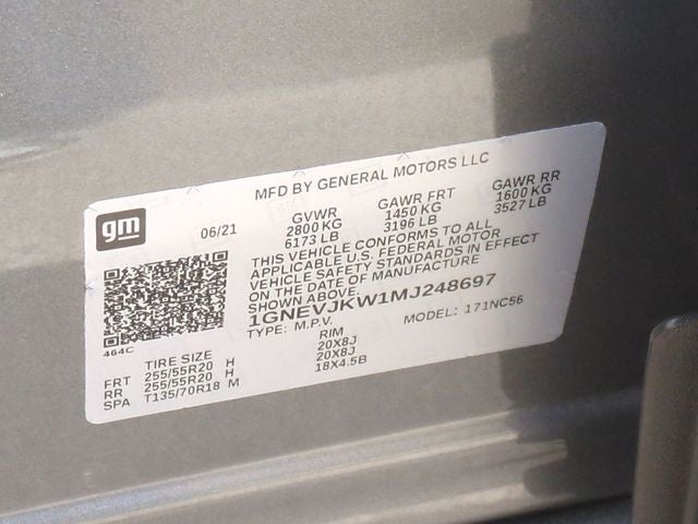 2021 Chevrolet Traverse RS