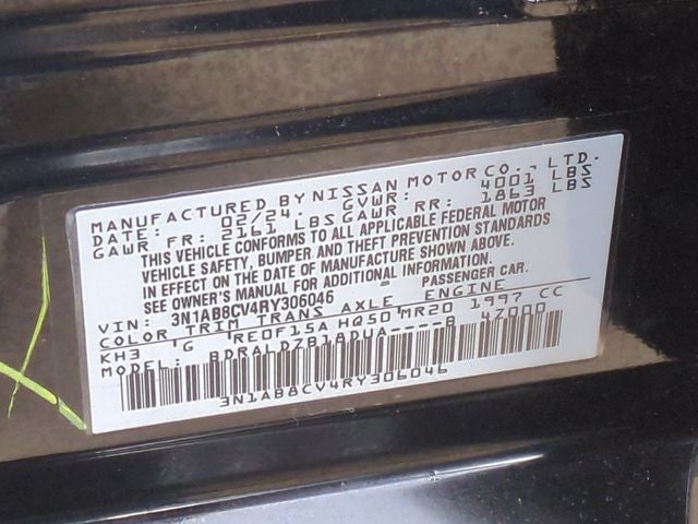 2024 Nissan Sentra SV