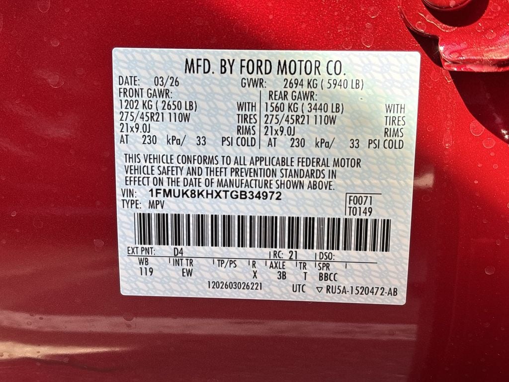 2026 Ford Explorer ST-Line