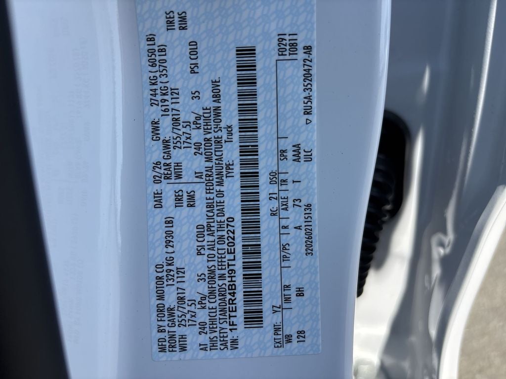 2026 Ford Ranger XL