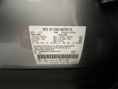 2020 Ford Explorer Platinum