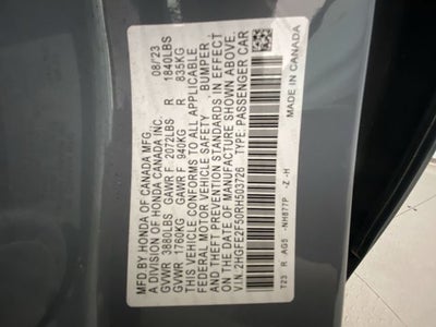 2024 Honda Civic Sport