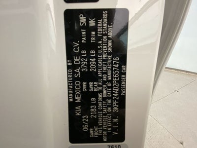 2023 Kia Forte LXS