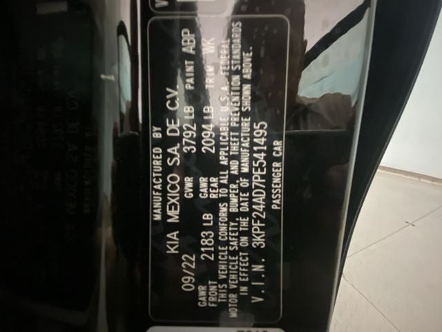 2023 Kia Forte LXS