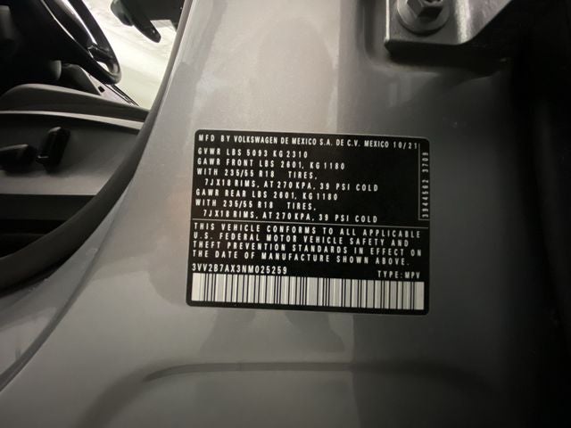 2022 Volkswagen Tiguan 2.0T SE