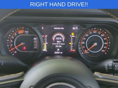 2024 Jeep Wrangler 4-Door Sport RHD 4x4