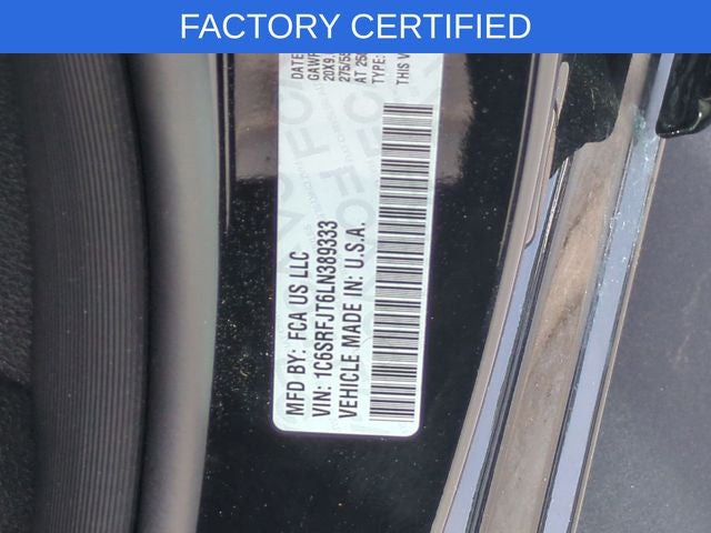 2020 RAM 1500 Laramie Crew Cab 4x4 5'7' Box