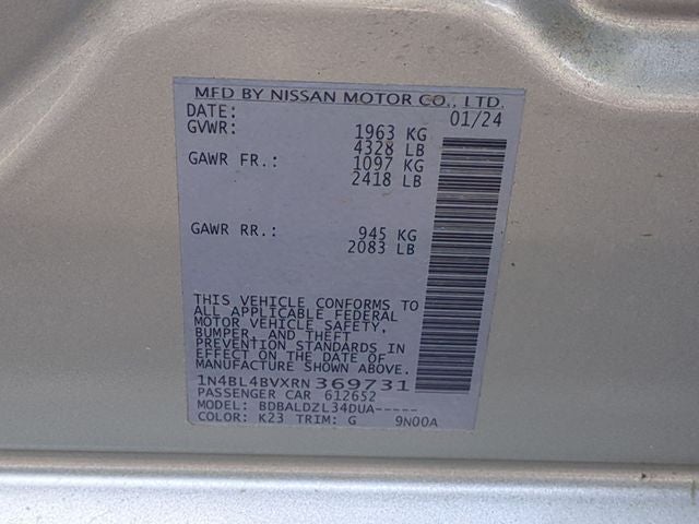 2024 Nissan Altima S FWD
