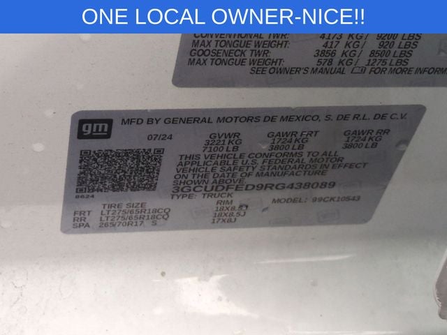 2024 Chevrolet Silverado 1500 4WD Crew Cab Short Bed LT Trail Boss