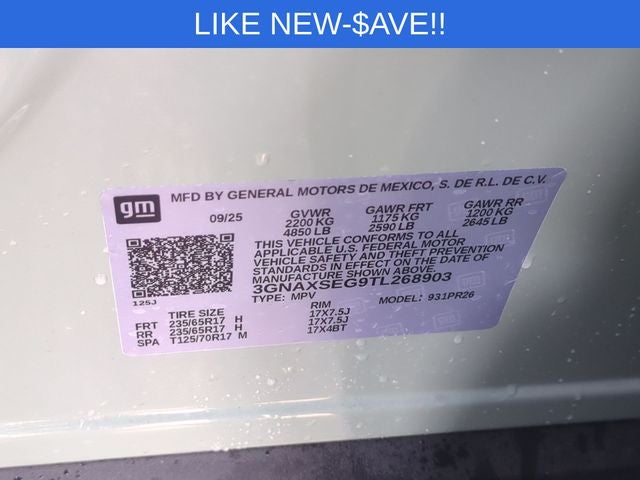 2026 Chevrolet Equinox AWD ACTIV