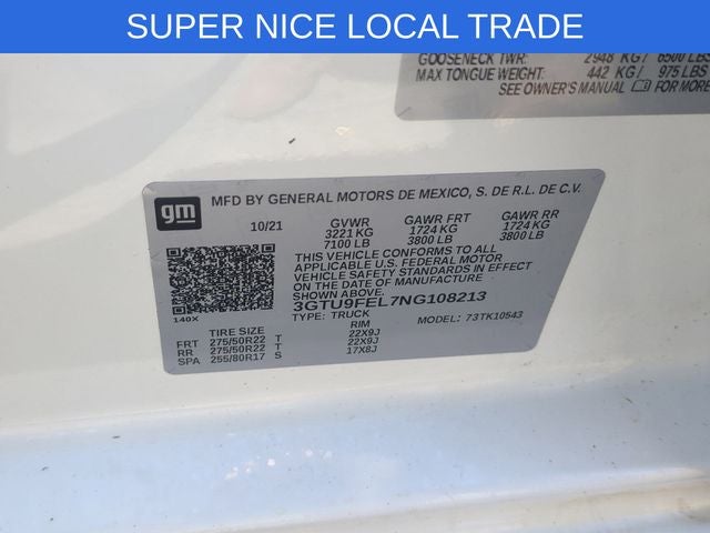2022 GMC Sierra 1500 Limited 4WD Crew Cab Short Box Denali