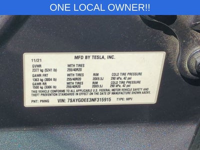 2022 Tesla Model Y Long Range Dual Motor All-Wheel Drive