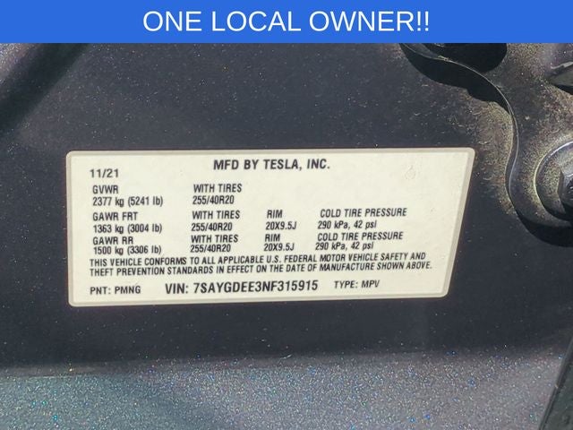 2022 Tesla Model Y Long Range Dual Motor All-Wheel Drive
