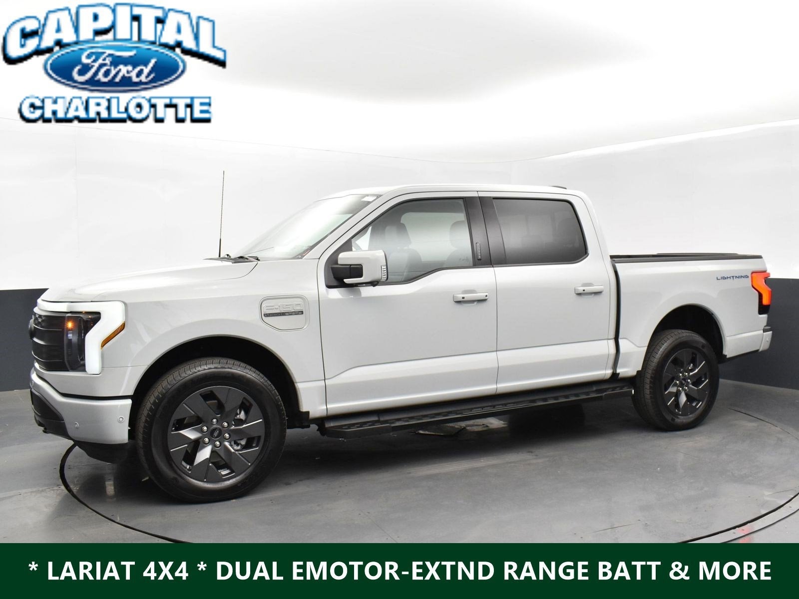 Used 2023 Ford F-150 Lightning Lariat with VIN 1FT6W1EV3PWG04569 for sale in Charlotte, NC