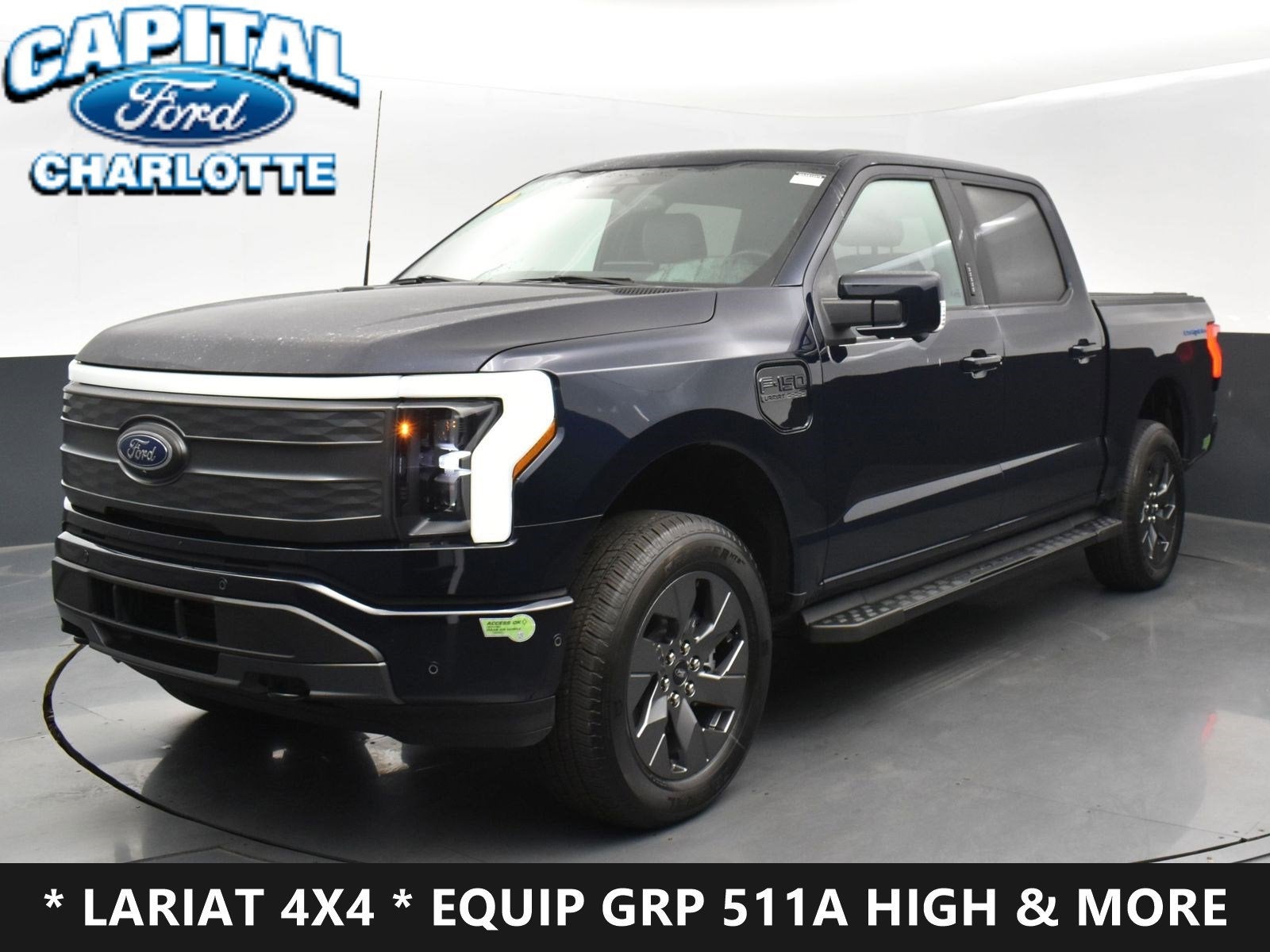 Used 2023 Ford F-150 Lightning Lariat with VIN 1FT6W1EV4PWG05827 for sale in Charlotte, NC