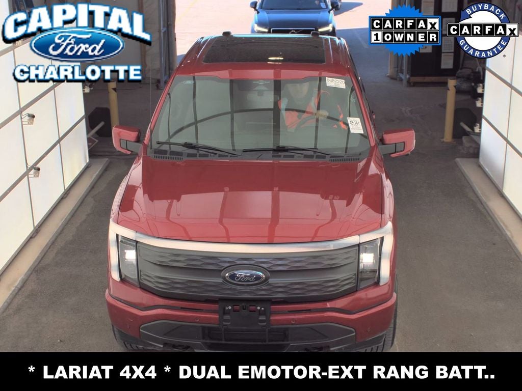 Used 2023 Ford F-150 Lightning Lariat with VIN 1FT6W1EVXPWG55485 for sale in Charlotte, NC