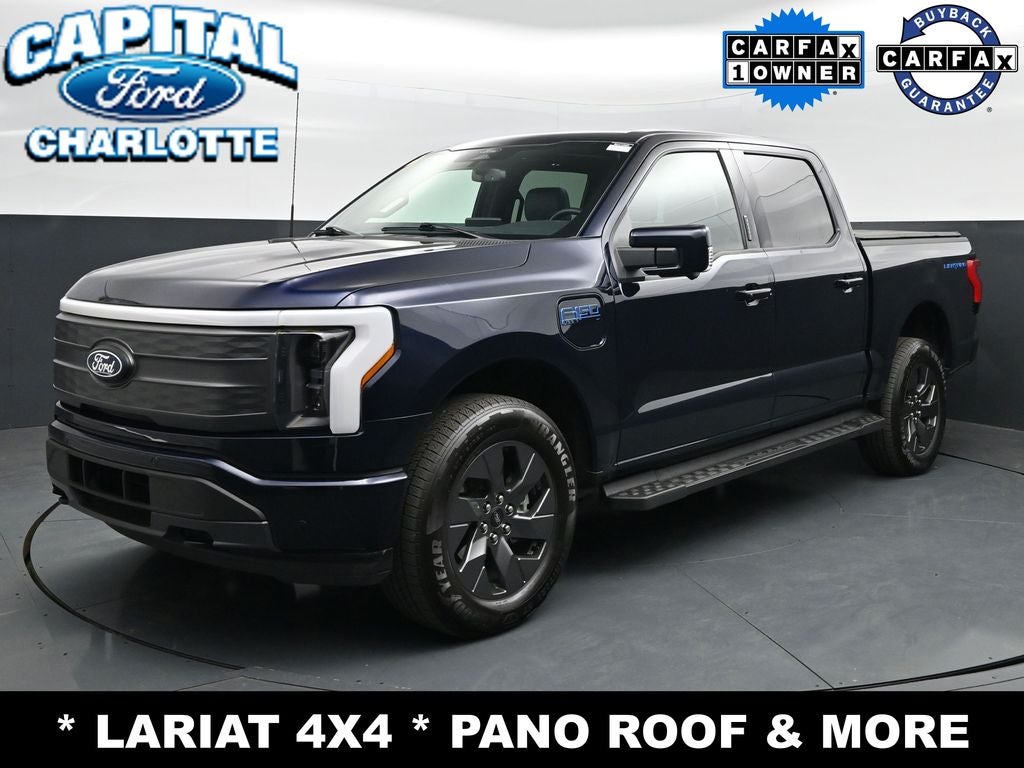 Used 2025 Ford F-150 Lightning Lariat with VIN 1FT6W5L71SWG03750 for sale in Charlotte, NC