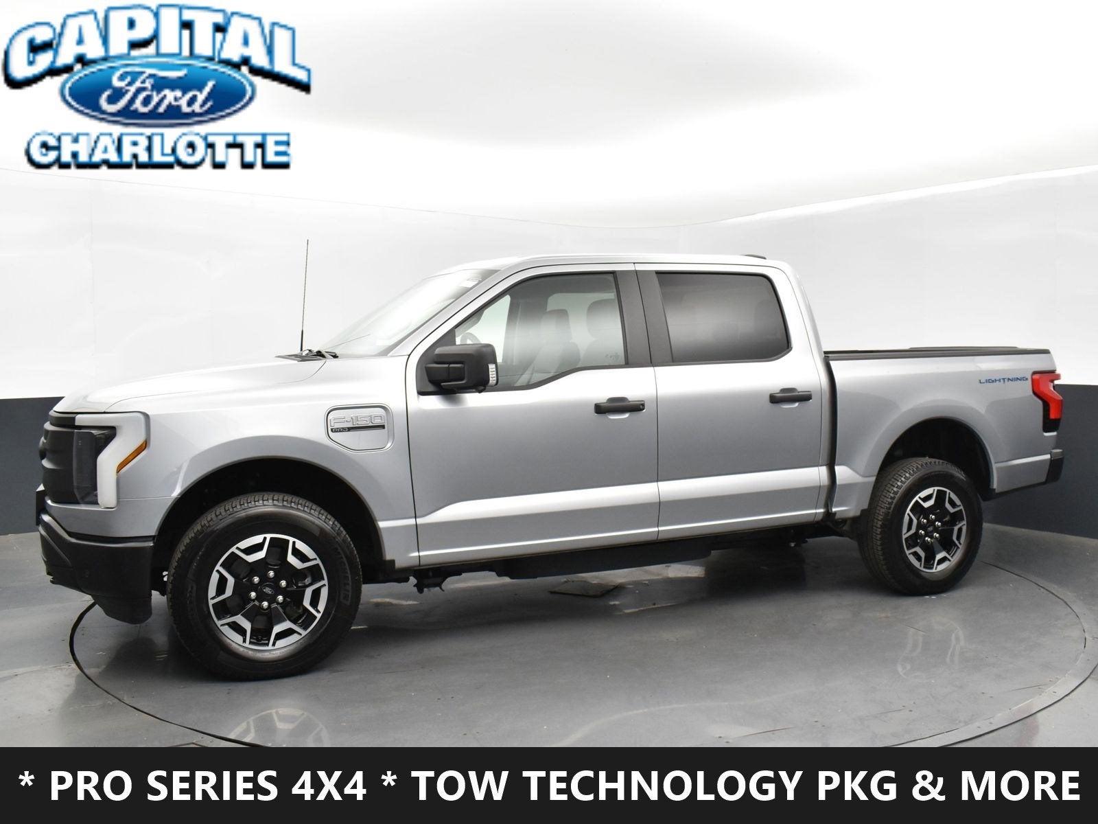 Used 2023 Ford F-150 Lightning Pro with VIN 1FTVW1EL1PWG14303 for sale in Charlotte, NC