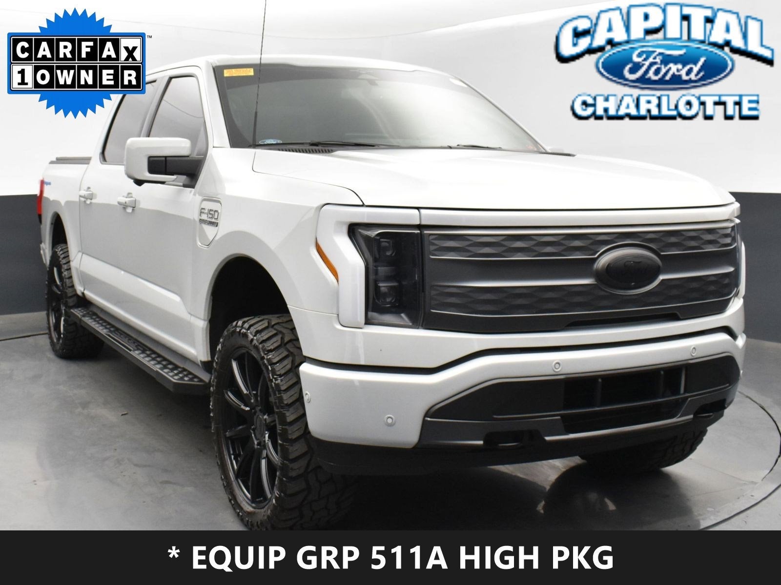 Used 2023 Ford F-150 Lightning Lariat with VIN 1FTVW1EV2PWG04803 for sale in Charlotte, NC