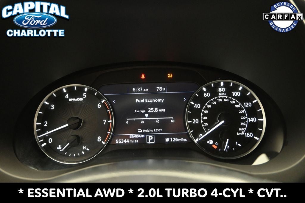2020 INFINITI QX50 ESSENTIAL