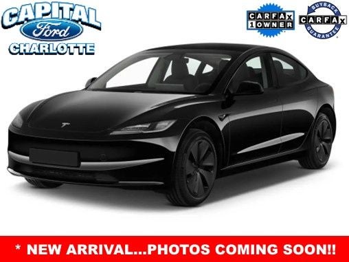 Used 2024 Tesla Model 3 Base with VIN 5YJ3E1EA5RF722536 for sale in Charlotte, NC