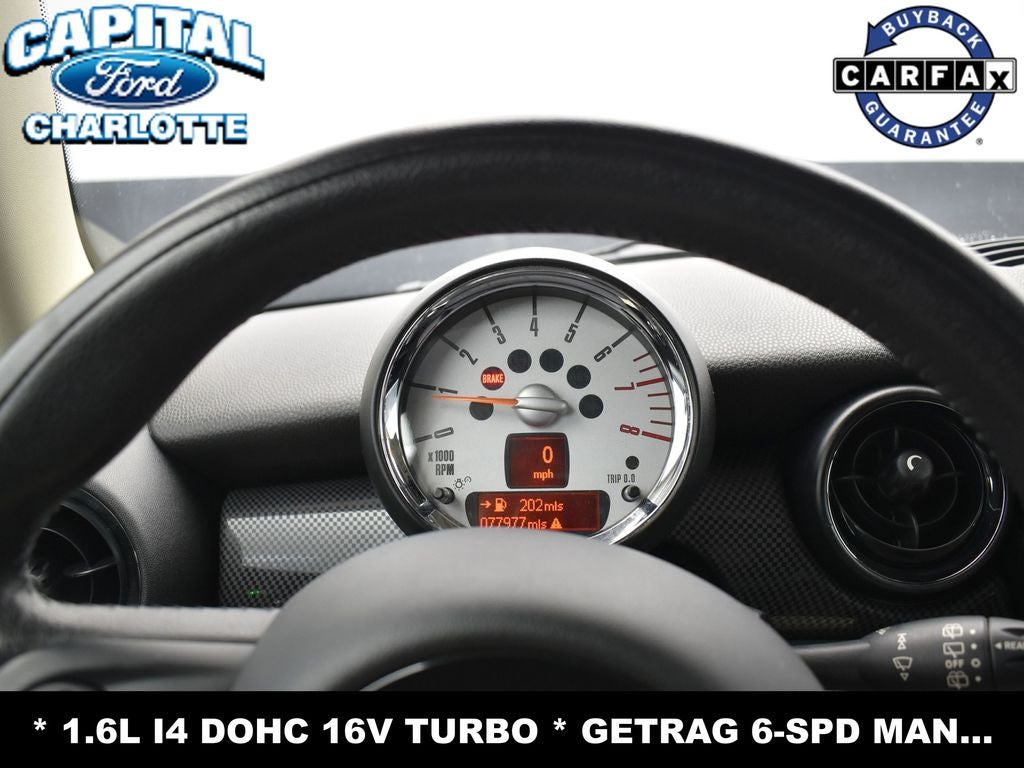 2012 MINI Hardtop 2 Door Cooper S