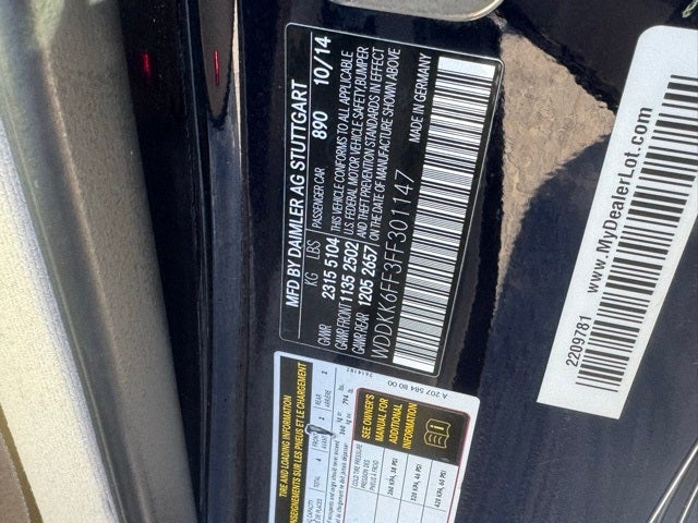 2015 Mercedes-Benz E-Class E 400