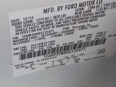 2015 Ford Taurus Limited