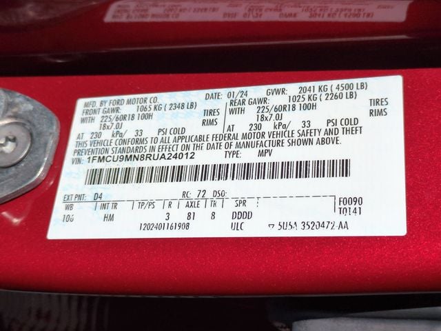 2024 Ford Escape ST-Line