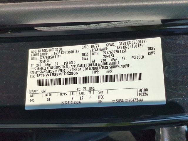 2023 Ford F-150 Platinum