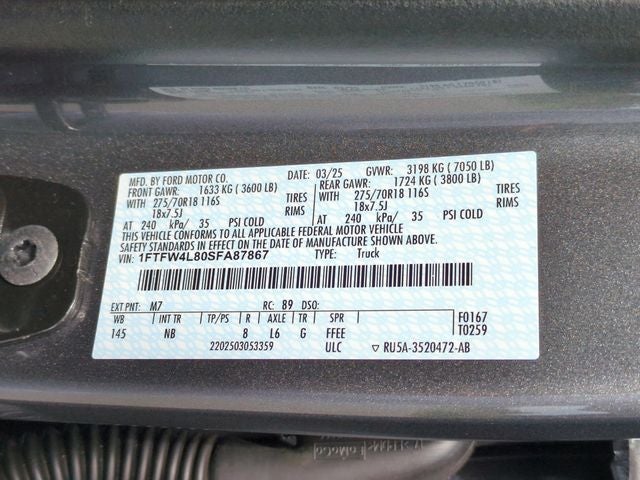 2025 Ford F-150 Tremor