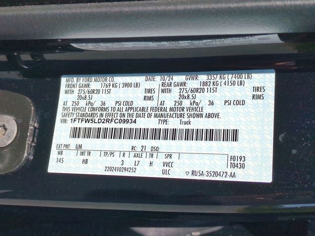 2024 Ford F-150 Lariat